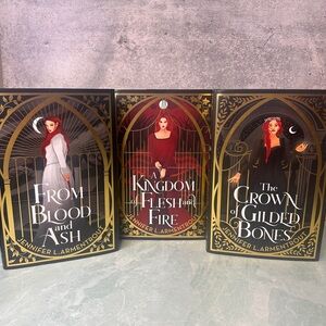 From Blood And Ash Set Of 3 Fairyloot Exclusive by Jennifer L. Armentrout